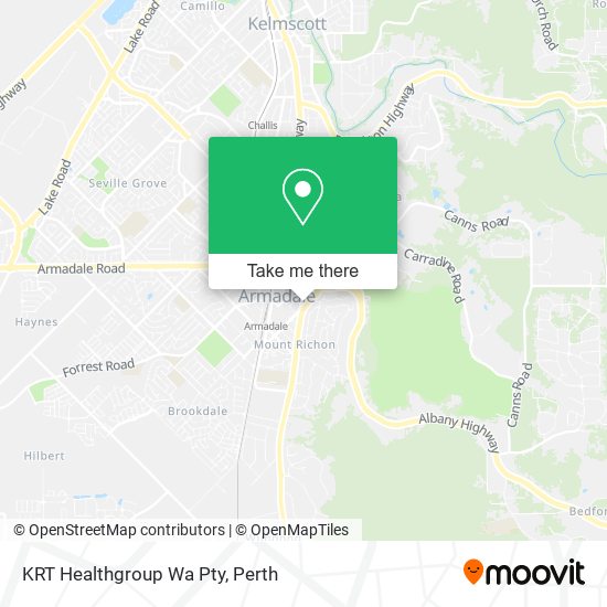 KRT Healthgroup Wa Pty map