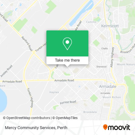 Mapa Mercy Community Services