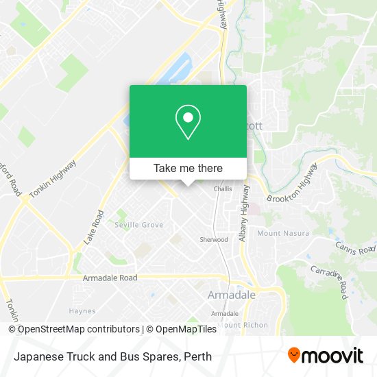 Japanese Truck and Bus Spares map