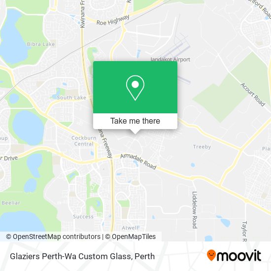 Glaziers Perth-Wa Custom Glass map