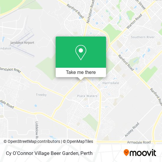Cy O'Connor Village Beer Garden map