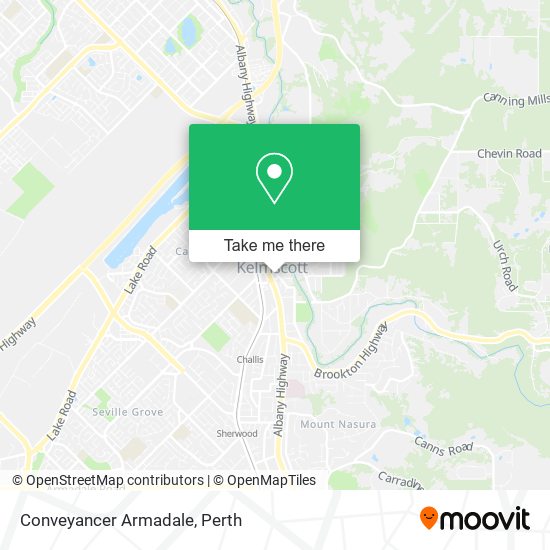 Conveyancer Armadale map