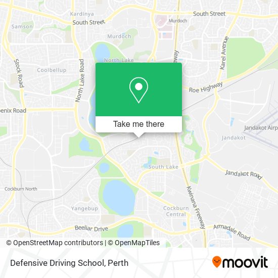 Defensive Driving School map