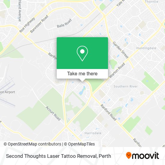 Mapa Second Thoughts Laser Tattoo Removal