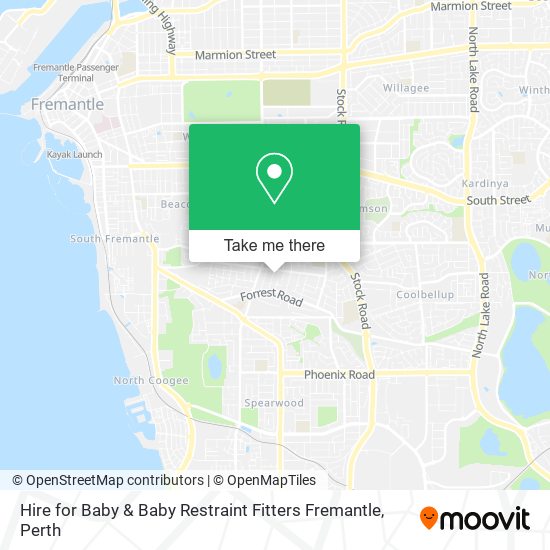 Mapa Hire for Baby & Baby Restraint Fitters Fremantle