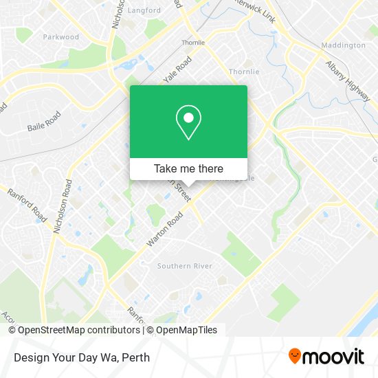 Design Your Day Wa map