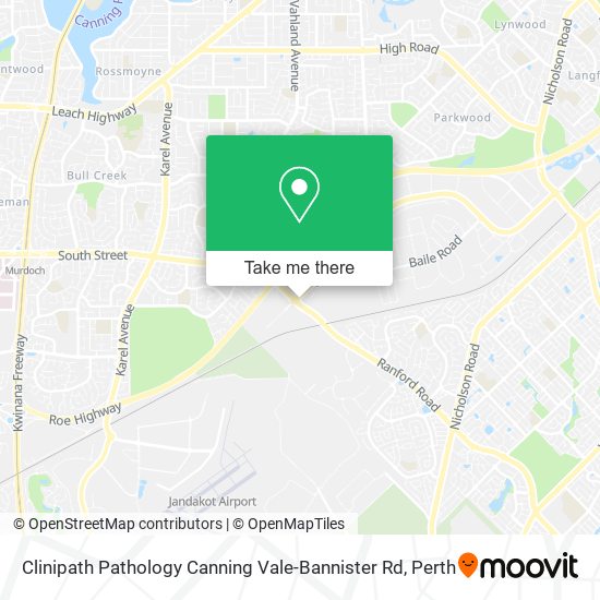 Clinipath Pathology Canning Vale-Bannister Rd map