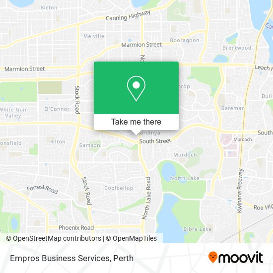 Empros Business Services map