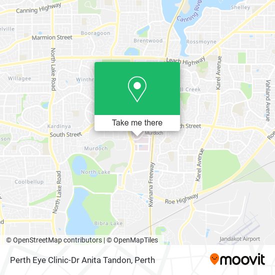 Perth Eye Clinic-Dr Anita Tandon map