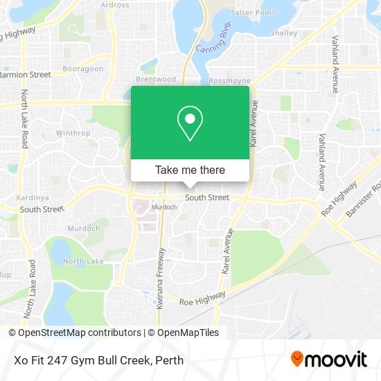 Xo Fit 247 Gym Bull Creek map