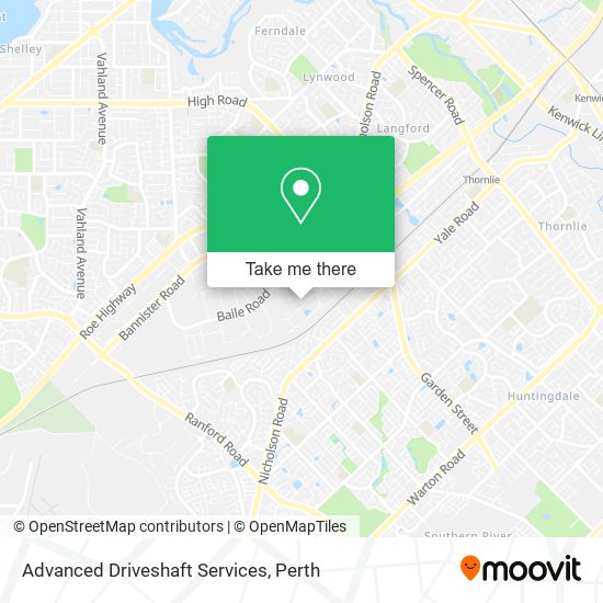 Advanced Driveshaft Services map