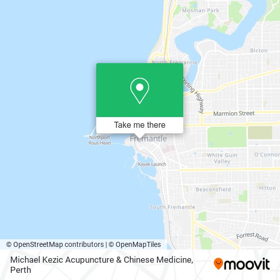 Mapa Michael Kezic Acupuncture & Chinese Medicine