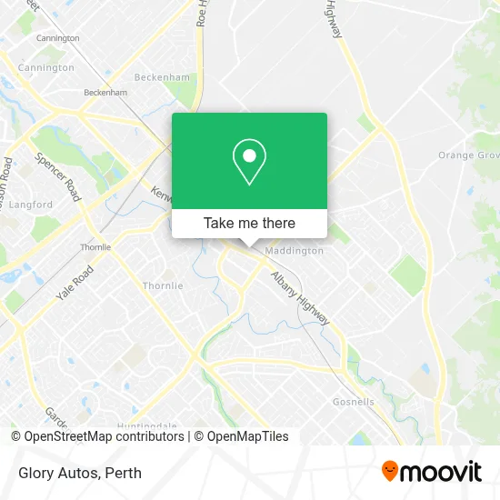 Mapa Glory Autos