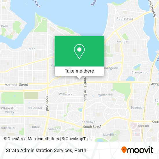 Strata Administration Services map