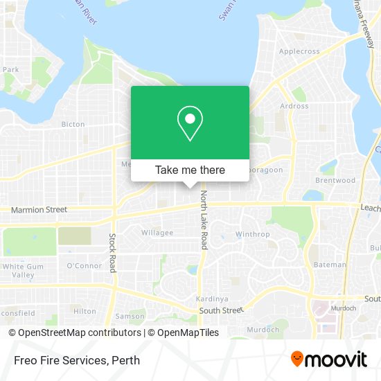 Freo Fire Services map