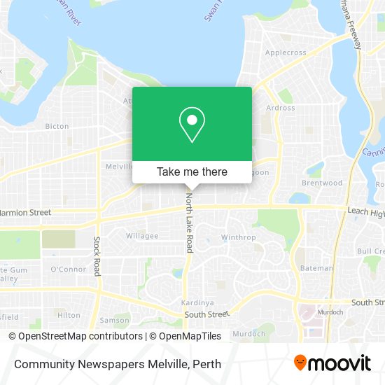 Community Newspapers Melville map