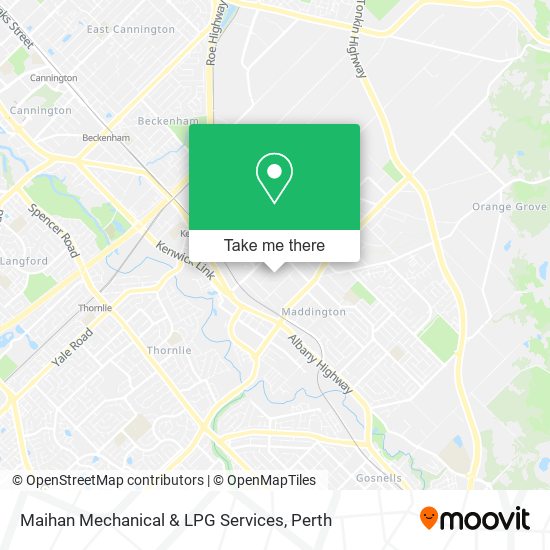 Mapa Maihan Mechanical & LPG Services