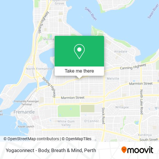 Yogaconnect - Body, Breath & Mind map