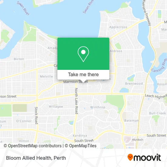 Mapa Bloom Allied Health