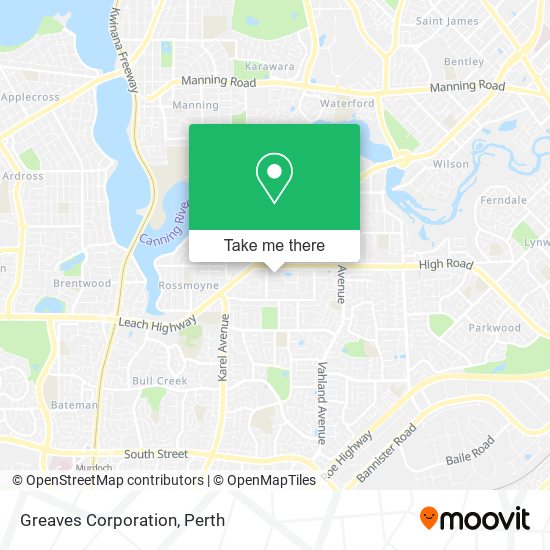 Greaves Corporation map