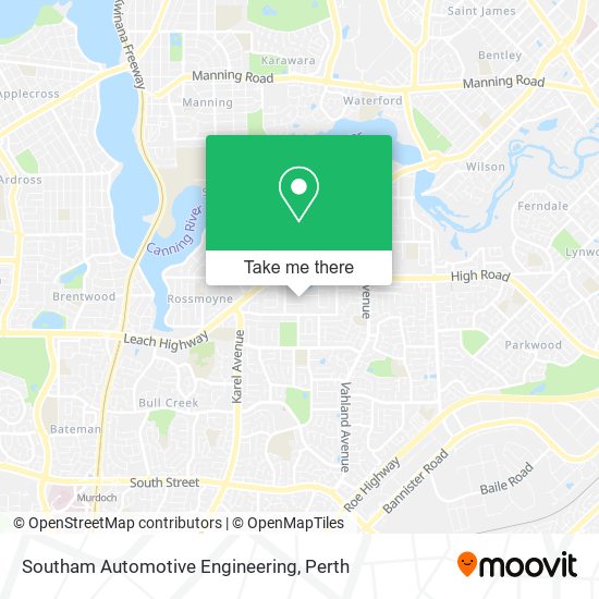 Southam Automotive Engineering map