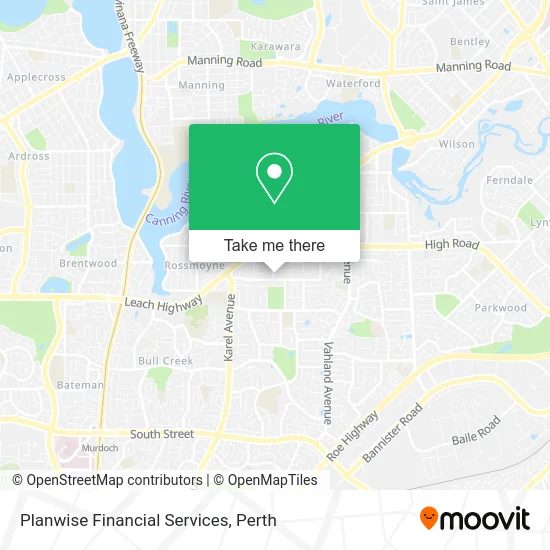 Mapa Planwise Financial Services