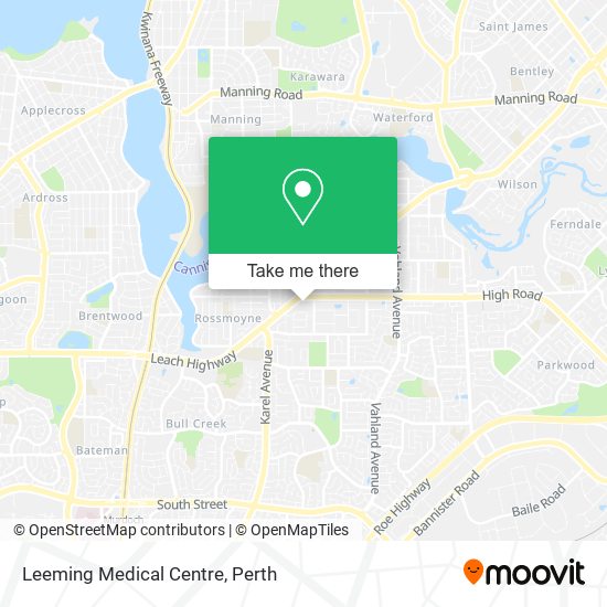 Mapa Leeming Medical Centre