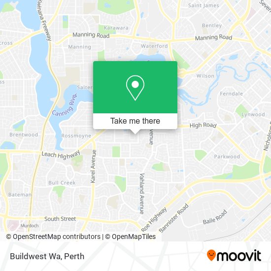 Buildwest Wa map