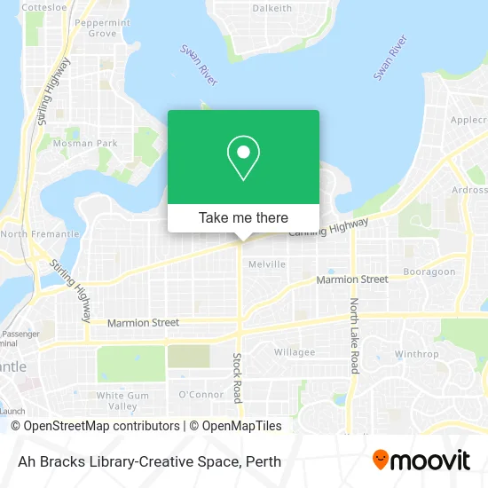 Mapa Ah Bracks Library-Creative Space