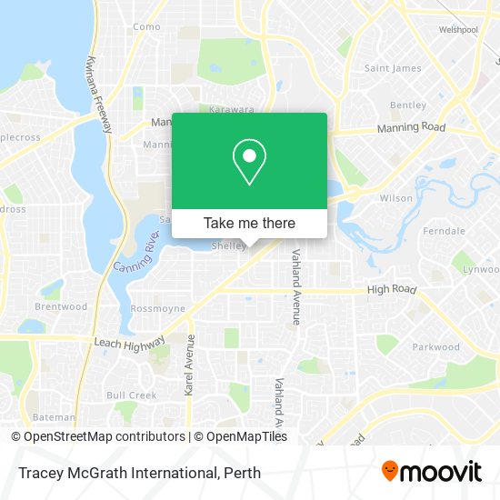 Tracey McGrath International map