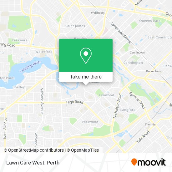 Lawn Care West map