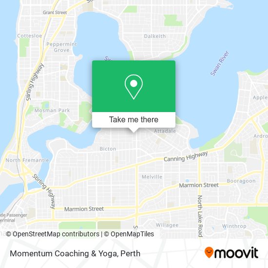 Momentum Coaching & Yoga map