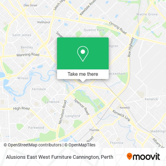 Mapa Alusions East West Furniture Cannington