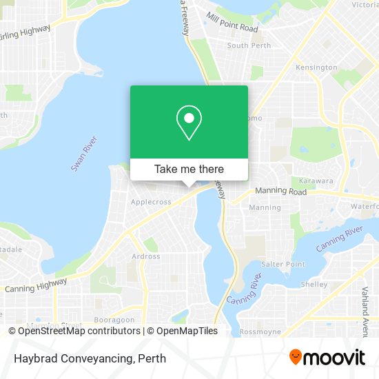 Mapa Haybrad Conveyancing