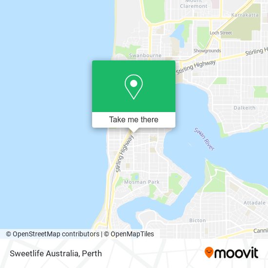 Mapa Sweetlife Australia