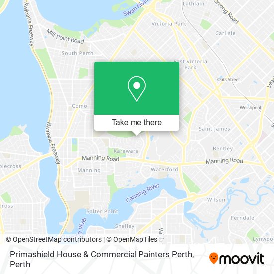 Primashield House & Commercial Painters Perth map