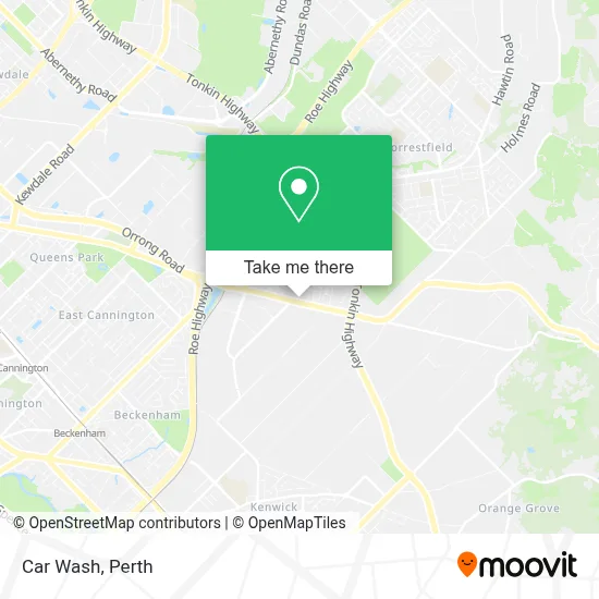 Mapa Car Wash