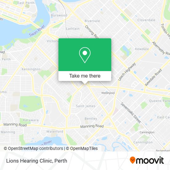 Lions Hearing Clinic map