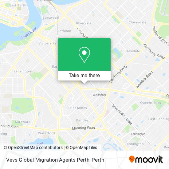 Mapa Vevs Global-Migration Agents Perth