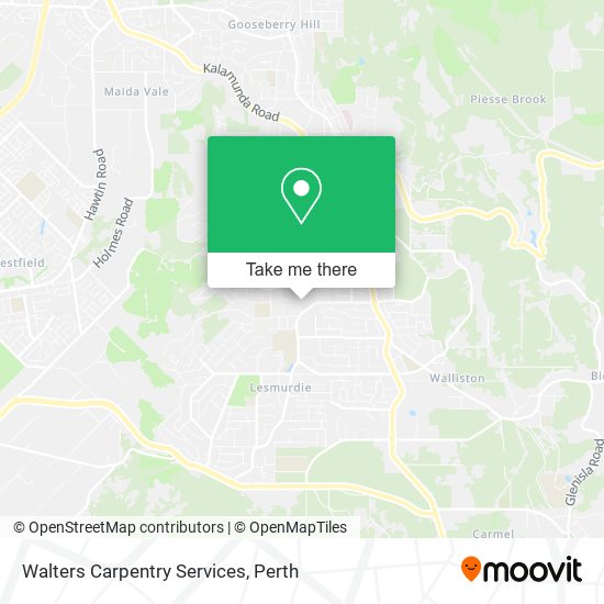 Mapa Walters Carpentry Services