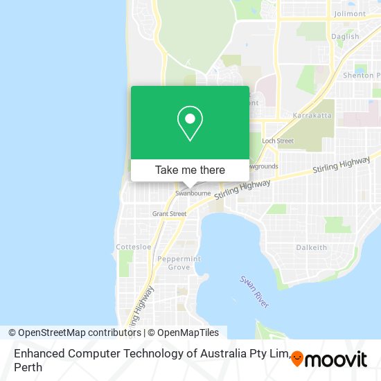 Enhanced Computer Technology of Australia Pty Lim map