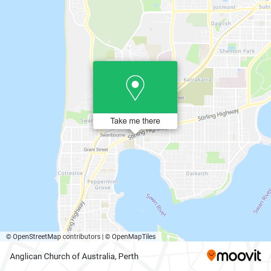 Mapa Anglican Church of Australia