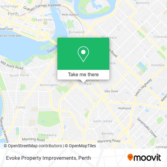 Mapa Evoke Property Improvements