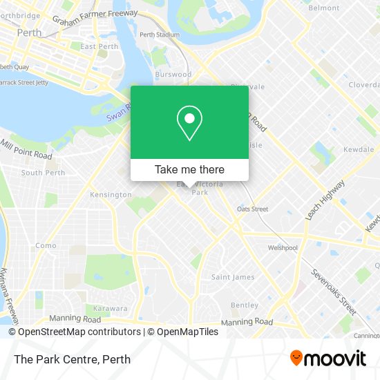 The Park Centre map