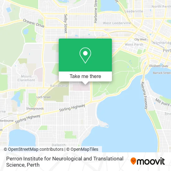 Perron Institute for Neurological and Translational Science map
