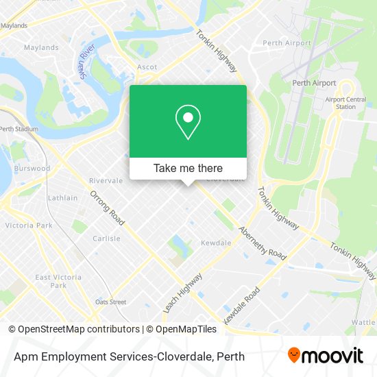 Apm Employment Services-Cloverdale map