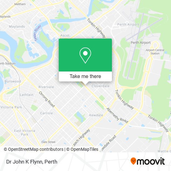 Dr John K Flynn map