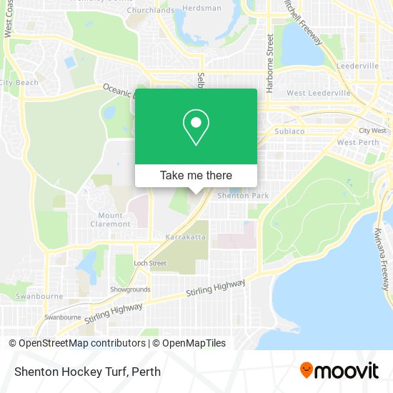 Shenton Hockey Turf map