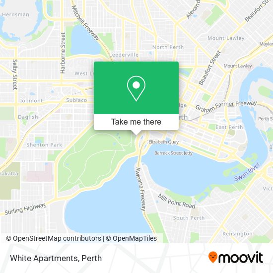 White Apartments map