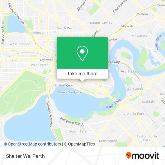 Shelter Wa map